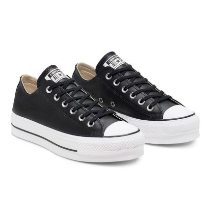 Zapatillas Urbanas Converse Lift Clean Leather Ox 561681 - Negro