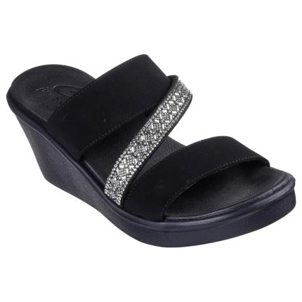 Sandalias Skechers Rumble On 119611-BBK Mujer