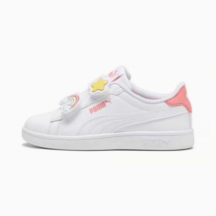 Zapatilla Puma  Smash 3.0 Badges 397286-07 Niñas