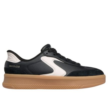 Zapatillas Skechers Hotshot Hi Lifted Luxe 185460-BKW Mujer